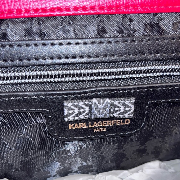 Karl Lagerfeld: Neon Paris Agyness Convertible Shoulder Bag - Picture 13 of 14